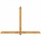 Ekena Millwork Eugene Rough Sawn Timber Gable Bracket, Western Red Cedar, 84"W x 56"H x 4"D x 4"F, 16/12 Pitch GBW084X56X0404EUG00RWR - alternate 1